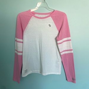 🥰3/10 tops: abercrombie kids jersey tee